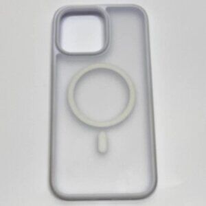 Black & Decker‎ iphone 14 Pro Max Phone Case White Frosted Shockproof Mag Safe